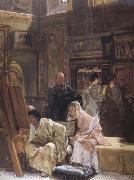 Alma-Tadema, Sir Lawrence The Picture Gallery (mk23) china oil painting artist